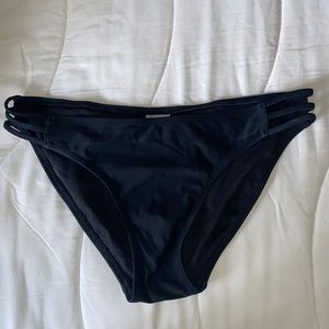 Black bathing suit bottoms